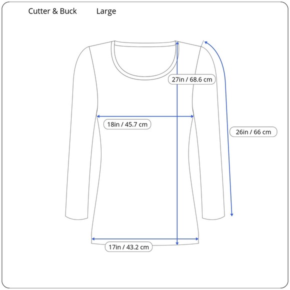 Cutter & Buck Los Angeles Rams Long Sleeve Top -Size Large - Picture 4 of 7